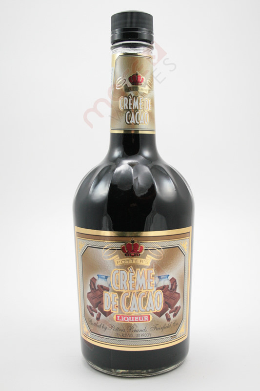 Potter's Creme de Cacao Dark Liqueur 750ml MoreWines Potter's Creme de Cacao Dark Liqueur 750ml MoreWines