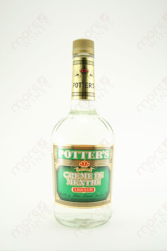 Potter's Creme de Menthe White Liqueur 750ml