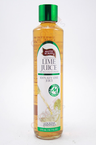 Master of Mixes Cocktail Essentials Sweetened Lime Juice 375ml