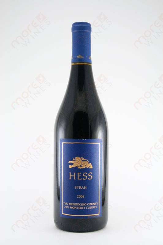 Hess Syrah 2006 750ml - MoreWines
