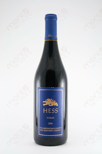 Hess Syrah 2006 750ml - MoreWines