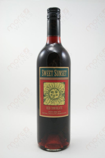 Sweet Sunset Red Chocolate Wine