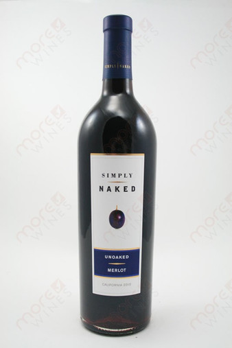 Simply Naked Unoaked Merlot 2010 750ml