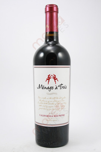 Menage A Trois California Red Wine 750ml