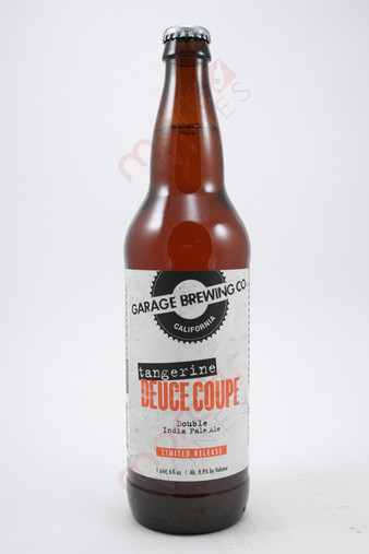 Garage Brewing Co. Tangerine Deuce Coupe Double IPA 22fl oz