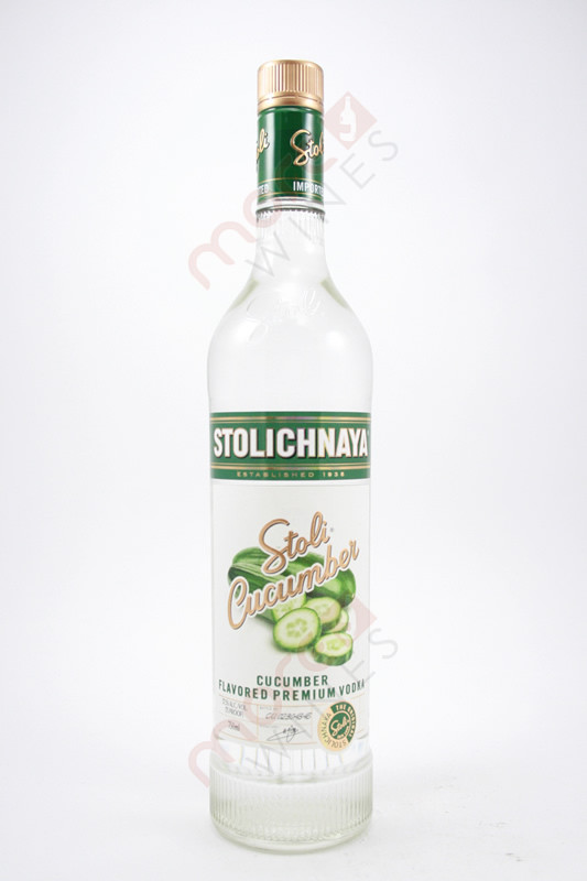 Stolichnaya Cucumber Vodka 750ml - MoreWines Stolichnaya Cucumber Vodka 750ml - MoreWines