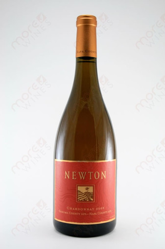 35 Newton Red Label Chardonnay - Modern Label Ideas