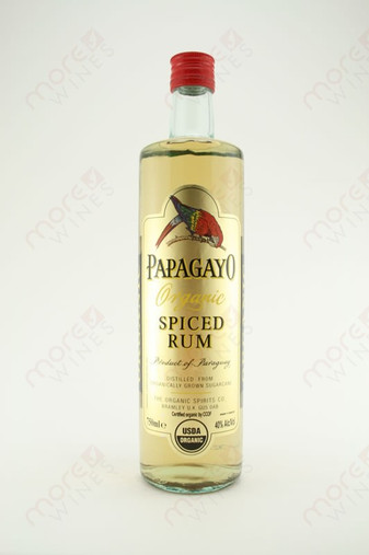 Papagayo Organic Spiced Rum 750ml