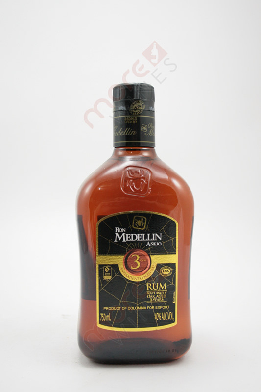Ron Medellin Anejo 3yr Rum 750ml - MoreWines