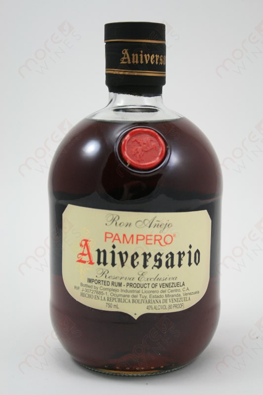 Ron Anejo Pampero Aniversario Reserva Exclusiva Rum 750ml - MoreWines