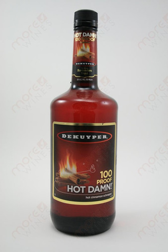 Dekuyper Hot Damn! 100 proof Cinnamon Schnapps 1L