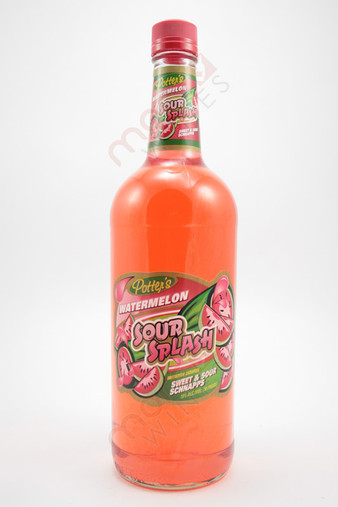 Potter's Watermelon Sour Splash Schnapps 1L