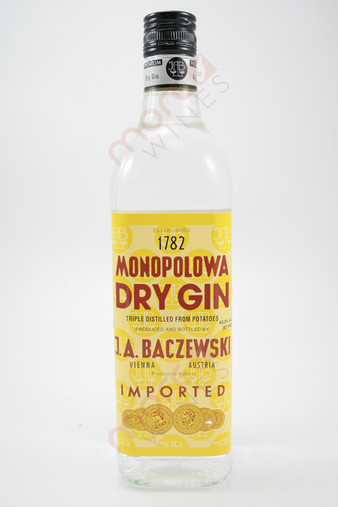 Monopolowa Dry Gin 750ml