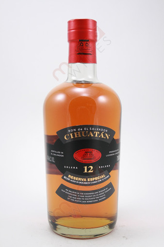 Cihuatan Solera 12 Year Old Reserva Especial Rum 750ml