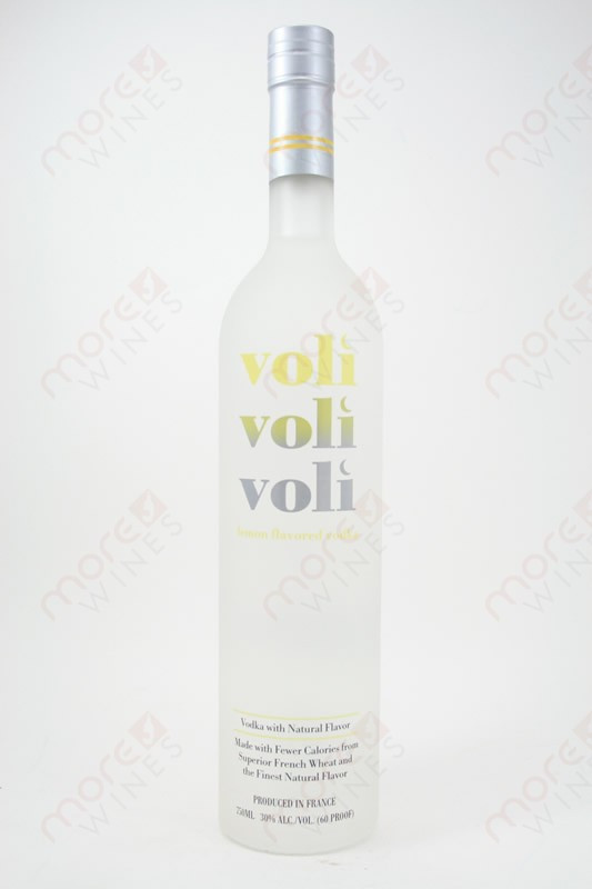 Voli Lemon Vodka 750ml - MoreWines