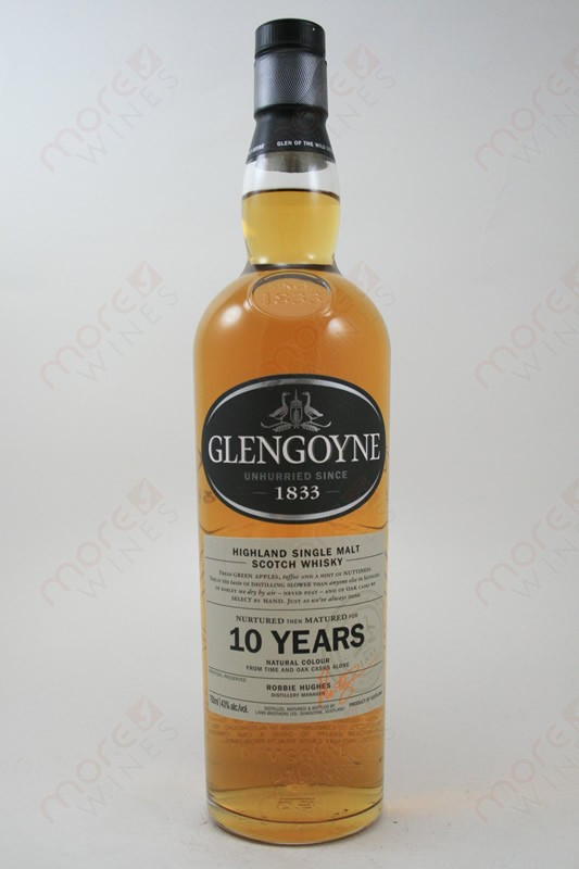 GLENGOYNE 10 YEARS シングルモルトウイスキー　700ml １本 箱入 正規品】グレンゴイン 10年 シングル ハイランド モルト