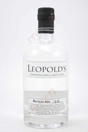 Leopold's American Small Batch Gin 750ml