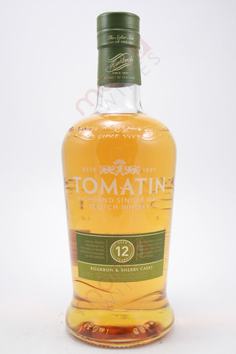 Tomatin 12 Year Old Single Malt Scotch Whisky 750ml