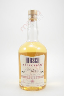 Hirsch Selection 12 Years Canadian Rye Whiskey 750ml