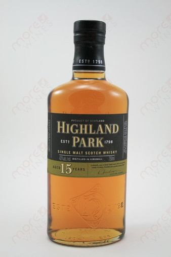 Highland Park Aged 15 Years Single Malt 750ml