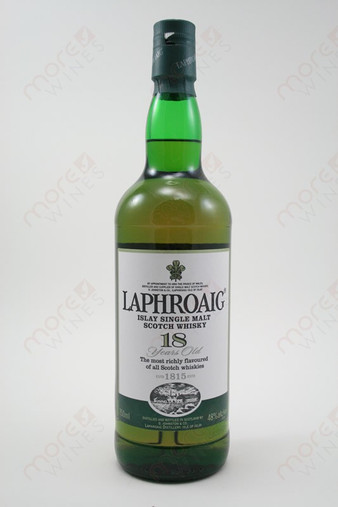 Laphroaig Islay Single Malt 18 Years Old 750ml - MoreWines
