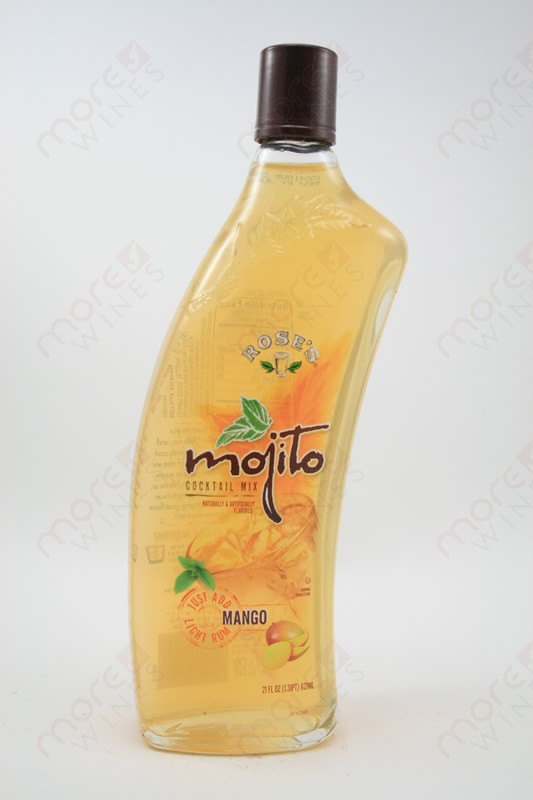 Rose's Mojito Mango Cocktail Mix 21oz - MoreWines