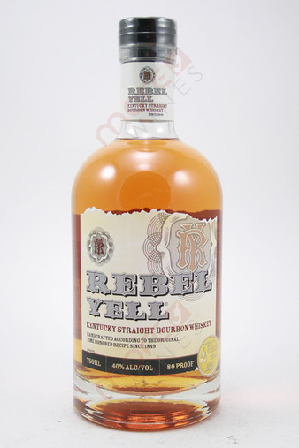 Rebel Yell Straight Bourbon Whiskey 750ml