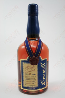 Ezra Brooks Single Barrel 12 years old Straight Bourbon Whiskey 750ml