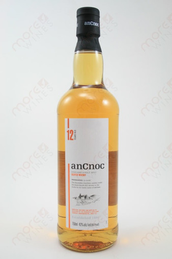 Ancnoc 12 Year Old Single Malt Scotch Wiskey 750ml - MoreWines