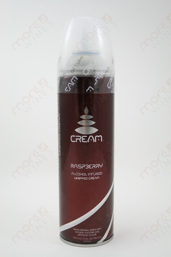 Cream Raspberry Alcohol Infused Whipped Cream 375ml