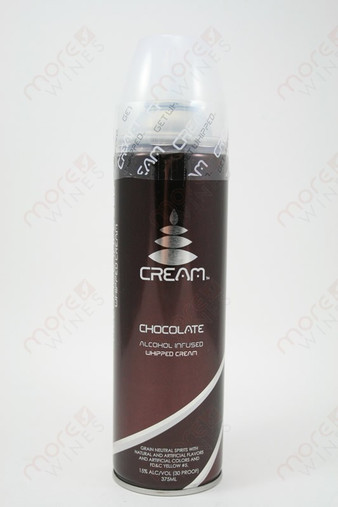 Cream Chocolate Alcohol Infused Whipped Cream 375ml