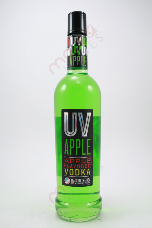 UV Green Apple Vodka 750ml MoreWines