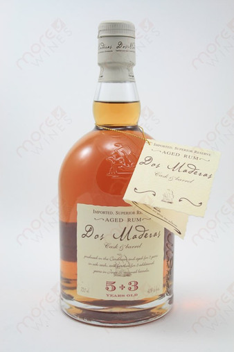 Dos Maderas 5+3 Years Old Rum 750ml