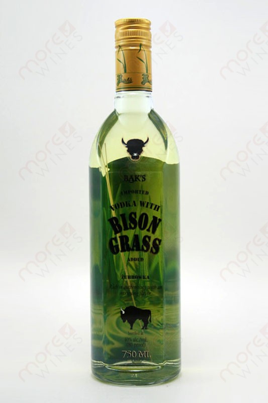 Bak's Bison Grass Vodka 750ml MoreWines