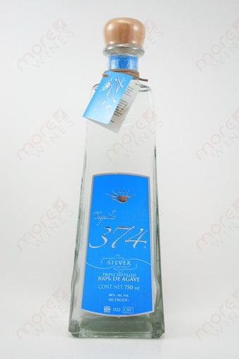 Tequila 374 Silver 750ml