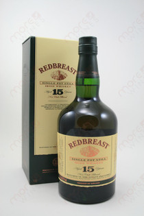 Redbreast Single Pot Still 15 Year Old Whiskey 750ml