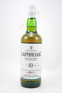 Laphroaig 10 Year Old Whiskey 750ml