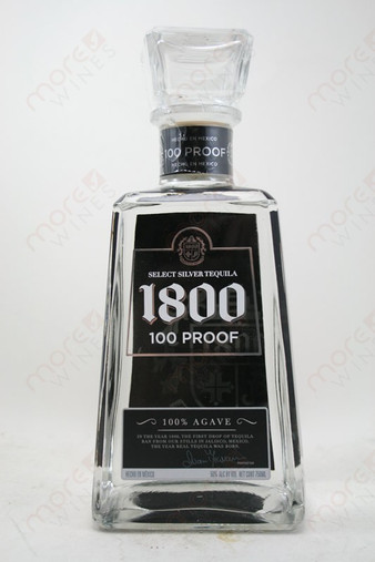 1800 Silver 100 proof 750ml