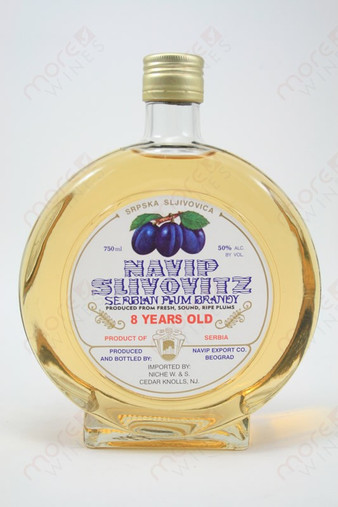 Navip Slivovitz Serbian 8 Year Old Plum Brandy 750ml