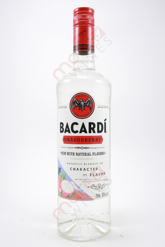  Bacardi Dragon Berry Dragonfruit Infused Strawberry Rum 750ml 