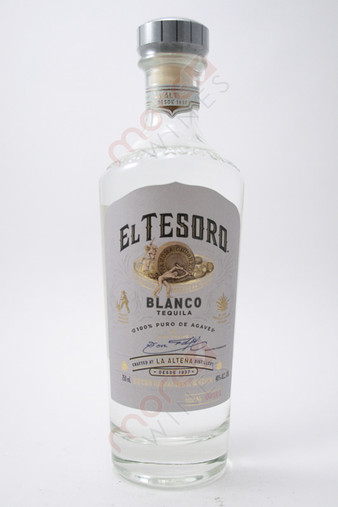 El Tesoro Platinum Blanco Tequila 750ml - MoreWines