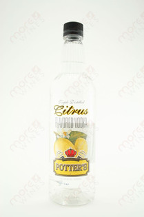 Potter's Citrus Vodka 750ml