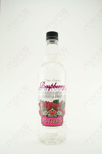 Potter's Raspberry Vodka 750ml