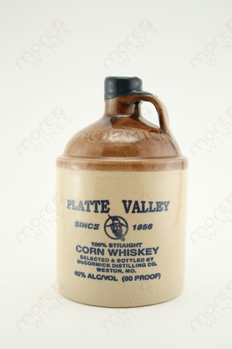 McCormick Platte Valley 100% Straight Corn Whiskey 750ml