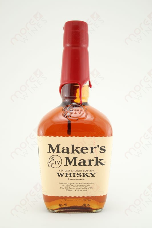 Maker's Mark Kentucky Straight Bourbon Whiskey 750ml - MoreWines