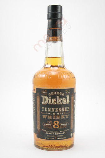 George Dickel Tennessee No. 8 Sour Mash Whiskey 750ml - MoreWines