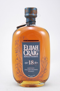  Elijah Craig Single Barrel Kentucky Straight Bourbon 18 Year Old Whiskey 750ml 