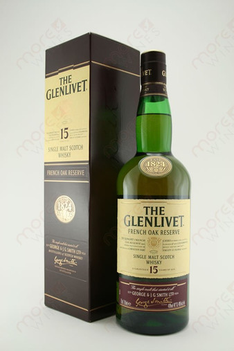 The Glenlivet French Oak Reserve Single Malt Scotch Whiskey 15 years 750ml