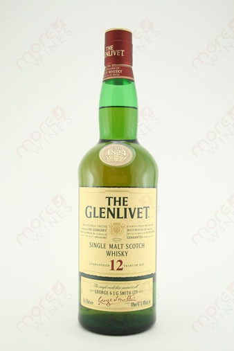 The Glenlivet Single Malt Scotch Whiskey 12 Year Old 750ml