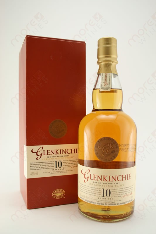 □□グレンキンチー 10年　ザ・エジンバラモルト　LOWLAND　SCOTCH　WHISKY □□ グレンキンチー 10年 ザ・エジンバラモルト LOWLAND SCOTCH
